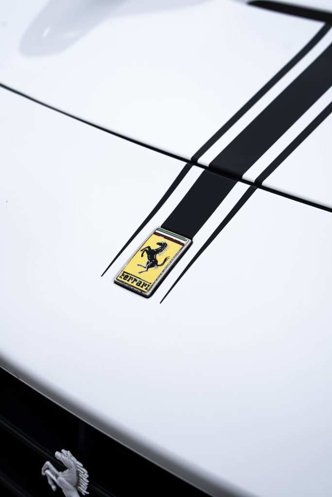 Ferrari f12 logo closeup- Amigo Customs